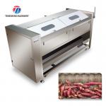380KG Stainless steel wool roller peeling cleaning machine turnip automatic fruit and vegetable peeling for sale