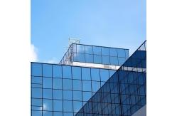 China Commercial Window Curtain Wall Rectangular Shape Soundproof Curtain Wall supplier