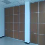 Soundproof Sliding Meeting Room Movable Partition Wall On Wheels And Track for sale