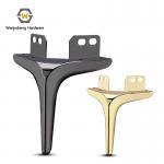 Hot Selling Furniture Accessories Hardware Sofa Legs Metal Furniture Black Corner Coded Bed Legs Gold Furniture Legs for sale