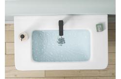 China T&F Bathroom Vanity Units , Space Saving Vanity Cabinet With Mirror supplier
