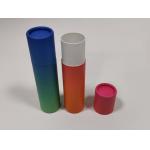 China Pantone Cylinder Cardboard Packaging Cosmetics Kraft Paperboard Tubes 150*35mm for sale