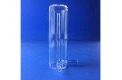 China 1100 °C Work Temperature Quartz Glass Fitting With Quartz Valves Long Lasting supplier