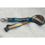 Soft Ribbon Material Promotional Printing Satin Lanyard With Custom Logo for sale