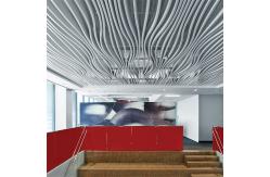 China Metal Ceiling Design Wave Baffles Acoustical Ceiling Baffles supplier