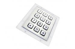 China 12 Keys Backlit Metal Keypad IP65 For Vending Machines supplier