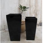 Modern Fiberglass Flower Pots Real or Artificial Tree Planters Customizable for sale