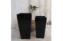 China Modern Fiberglass Flower Pots Real or Artificial Tree Planters Customizable supplier