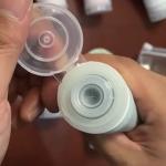 OEM Grey Silicone Cleansing Brush Face Silicone Scrubber Electric