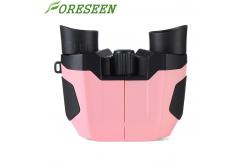 China Super Safe Silver Powerful Mini Binoculars , Compact Childrens Binoculars 8x Magification supplier