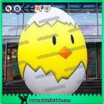 2m Inflatable Chicken Cartoon Advertising Giant Egg Inflatable For Event for sale