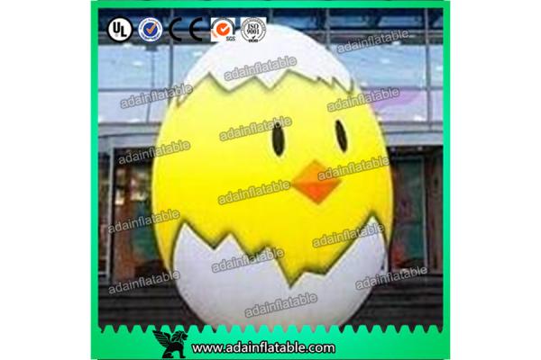 2m Inflatable Chicken Cartoon Advertising Giant Egg Inflatable For Event