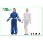 Breathable Non Woven Microporous Fabric Disposable Coveralls for sale
