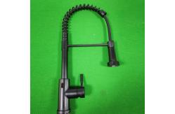 China Wave Sensor Spring Coil Kitchen Faucet Single Hole 2 Mode Sprayer Taps supplier