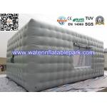 Large Grey Inflatable Cube Tent Temporary Buildings With CE UL certificates