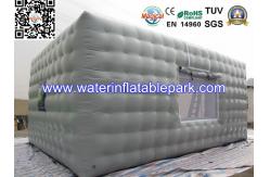China Large Grey Inflatable Cube Tent Temporary Buildings With CE UL certificates supplier