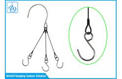 China Surface PVC Wire Rope Suspension Systems , Hook Steel Cable Hanging System supplier