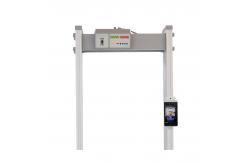 China Metal Walk Through Door Frame Body Temperature Measurement With Face Recognizion supplier