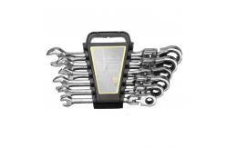 China CRV Polished Forged Steel Wrench 8mm To 17mm Chrome Vanadium Spanner supplier