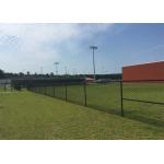 Round Post 1800mm Green Coated Chain Link Fence ISO Certificate for sale