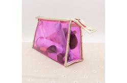 China Gravure Printing Clear Cosmetic Carry Bag Reclosure And Reusable supplier
