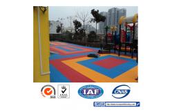 China Antimicrobial Polypropylene Rubber Interlocking Exercise Floor Mats supplier