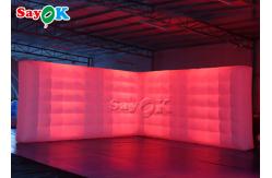 China Custom Made Party Led Light 5x2.5mH Inflatable Air Wall supplier