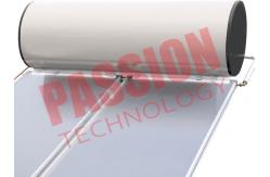 China Blue Titanium Flat Plate Solar Water Heater Pressurized Copper Aluminum Material supplier