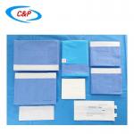 SMS Blue Disposable Universal Surgical Drape Pack For Hospital Clinic for sale