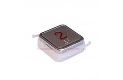 China Mitsubishi Elevator Push Button With Stainless Steel Word Slice supplier