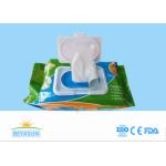 Alcohol Free Baby Wet Wipe For Private Label , Plain Non - Woven Spunlace for sale