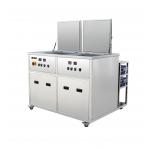 2 Tanks 135 Liters stainless steel profesional Industrial Ultrasonic Cleaning Equipment For engine parts for sale
