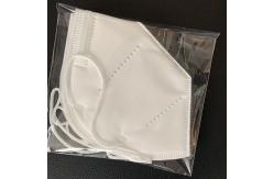 China Easy Breath Foldable FFP2 Mask , Disposable Dust Mask With High Filtration Capacity supplier