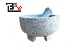 China Grey 8 Solid Hand Stone Spice Grinder 3 Legs Moisture Proof Eco Friendly supplier