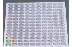 China Tamper Evident 3D Custom Holographic Labels For vial Label Box Packaging supplier