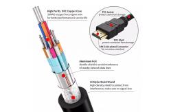 China PVC CCS 18gbps 3m Gold Plated 4k HDMI Cable For Multimedia supplier
