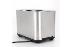 China Silver Bread Centering Function SS Toaster Double Slot 120V supplier