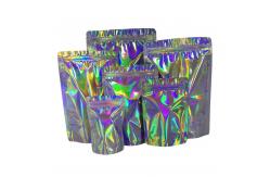 China VMPET Holographic Stand Up Pouch Biodegradable Aluminum Foil Pouches supplier