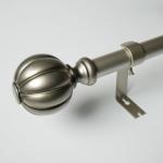 Painted Metal Pole Resin Finials Pipe Curtain Rods for sale