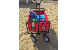 China Retractable Handle Stall Folding Car For Outdoor Camping supplier