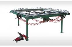 China Mechanical Tighten Automatic Silk Screen Printing Machine Manual Tension Control supplier