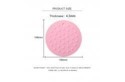 China Round Thick Silicone Heat Resistance Silicone Placemat Hot Pads supplier