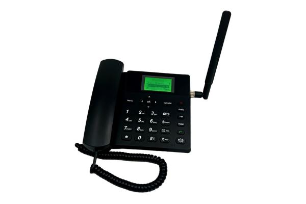 Single SIM Card Fixed Wireless Phone 4G Volte Backup Battery