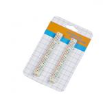 100 Tie Points Solderless Breadboard Kit 2 Half Size Strips With Color Printed for sale