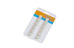 China 2×50 Tie Point Mini Solderless Electronics Breadboard For Arduino White Plate supplier