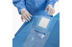 China MAYO Surgical Eye Sheet Drape With Double Fluid Collection Pouches supplier
