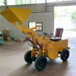 Small 4x4 Wheel Mini End Loader Electric Low Noise for sale