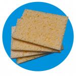 6*8*0.5cm High Absorbency Rectangular Cellulose Sponge Swab Environmental Surface Sampling Swab For Food for sale