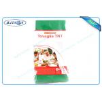 Green Cutting Piece 45 Gr / 50gr Non Woven Tablecloth Products For Hotel / Wedding Party for sale