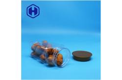 China Square Shaped Clear Plastic Peanut Butter Pepper Nuts Cookies Jars Screw Top Lid supplier